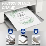 110 lb White Heavyweight Cardstock Paper – 8.5 x 11 Inches, 199 GSM, 100 Sheets (bundle of 10) - Image 3